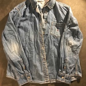 Vintage Tommy Hilfiger Jean button up